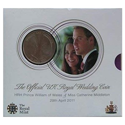 2011 BU £5 Coin - Royal Wedding - William and Kate - Click Image to Close